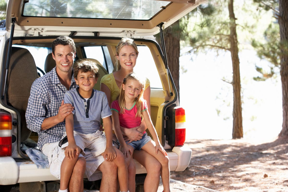 happy family with used car from Melbourne Car Broker